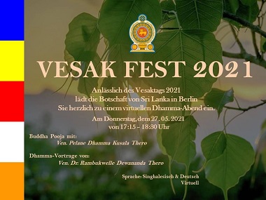 Einladung zum Vesak Fest 2021