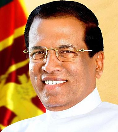president maithripala sirisena 380